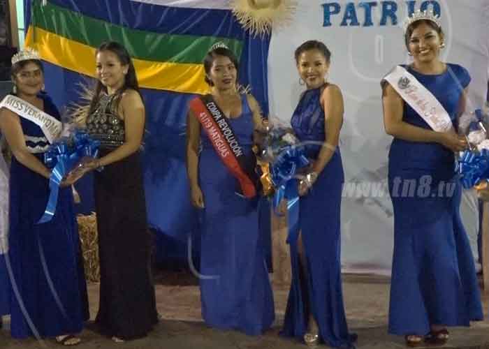 Foto: candidatas a reina de las fiestas patrias 2020 de Matagalpa noroeste/TN8