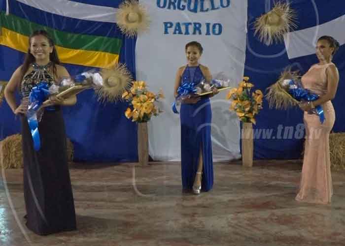 Foto: candidatas a reina de las fiestas patrias 2020 de Matagalpa noroeste/TN8