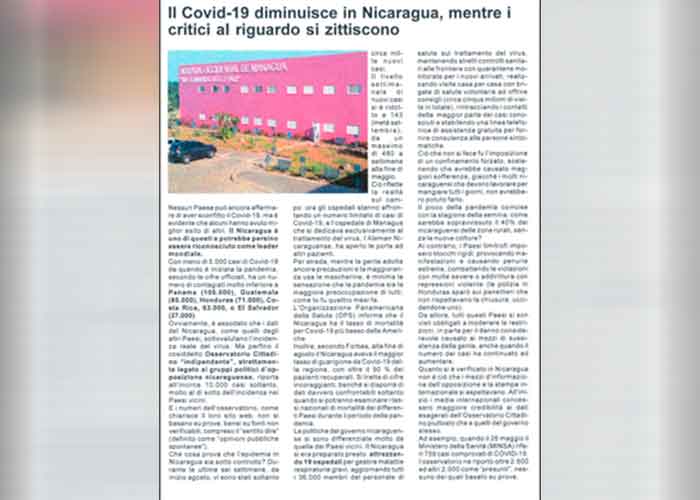 nicaragua, milan, destacan, avances, educacion, salud, revista nicarahuac