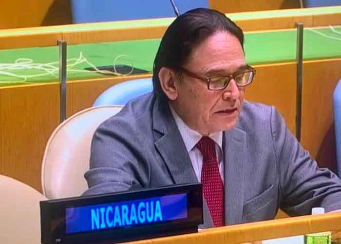 nicaragua, politica, onu, embajador permanente, jaime hermida castillo, armas nucleares, posicion, eliminacion, gobierno