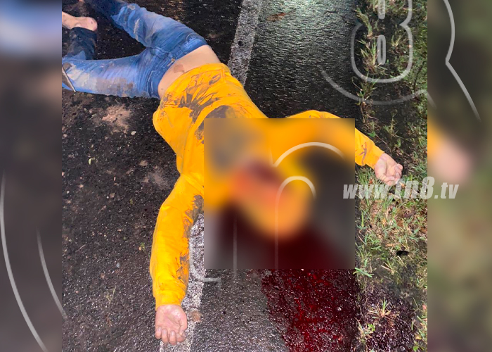 Foto: Motociclista muere tras impactar contra una rastra sobre la carretera a Villa Sandino/ TN8