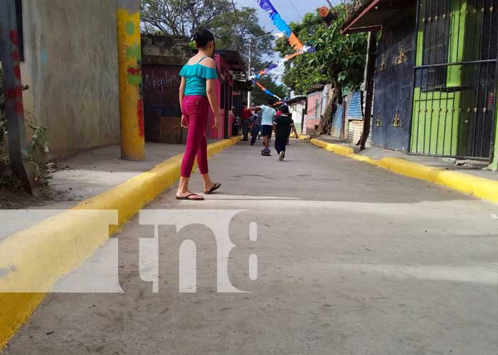 nicaragua, managua, calles, reparacion, barrio santos espinales,