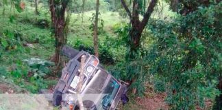 nicaragua, accidente de transito, lesionados, mulukuku, Comunidad Wilikon,