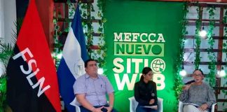 nicaragua, gobierno, mefcca, lanzamiento, nueva pagina web