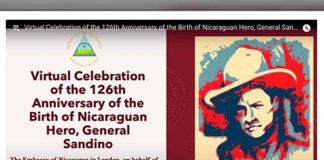 nicaragua, reino unido, sandino, conmemoracion, natalicio