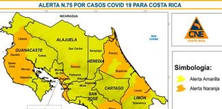 costa rica, alerta naraja, casos, covid, autoridades, contagios,