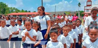 nicaragua, bilwi, mined, inauguracion, escuela, litoral norte,