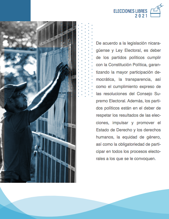 nicaragua, pc, consejo supremo electoral, elecciones 2021, prd, personalidad juridica,