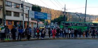 ecuador, paro, transportista, alza, combustible, diesel,