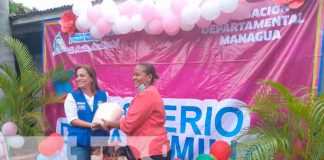 Managua, MIFAM, madres, paquetes alimenticios,