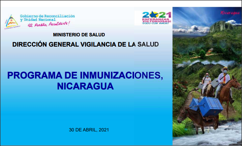 nicaragua, salud, servicios de vacunación, inmunización, ministerio de salud