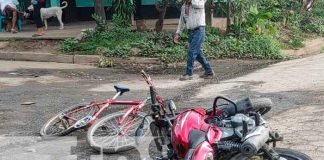 Nicaragua, chontales, una persona lesionada, colisión, motocicleta