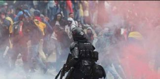 Colombia, represión, manifestaciones, policía,