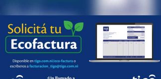 nicaragua, tigo, ecofactura, medio ambiente,