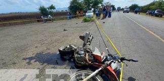 nicaragua, accidente, muerto, leon, motociclista, cabezal,