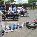 nicaragua, managua, accidente, motociclista, lesiones,