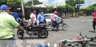 nicaragua, managua, accidente, motociclista, lesiones,