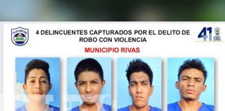 nicaragua, rivas, delitos, captura, policia,