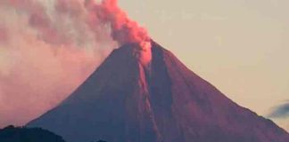 ecuador, volcan sangay, erupcion,