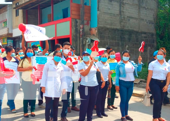 Nicaragua, Siuna, Minsa, solidaridad con personas con VIH
