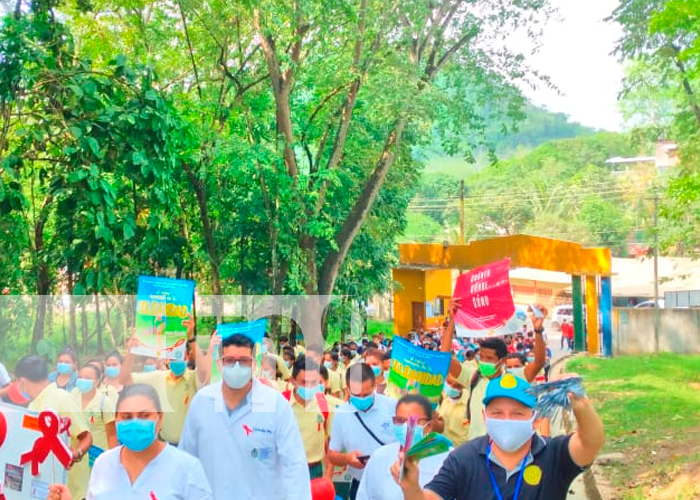 Nicaragua, Siuna, Minsa, solidaridad con personas con VIH