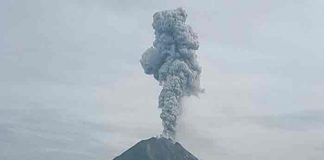 indonesia, volcan sinabung, erupcion,