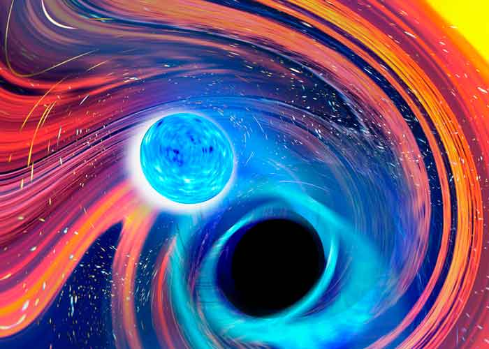 ciencia, colisiones, agujeros negros, estrella de neutrones, estudio