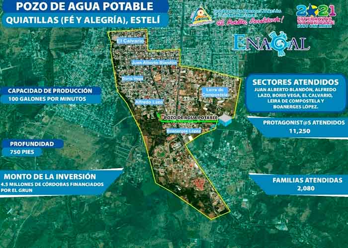 nicaragua, enacal, nuevo pozo, agua potable, inauguracion