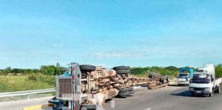 nicaragua, managua, accidente de transito, vuelco,