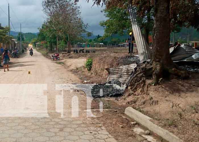 nicaragua, jalapa, incendio, tramo, 