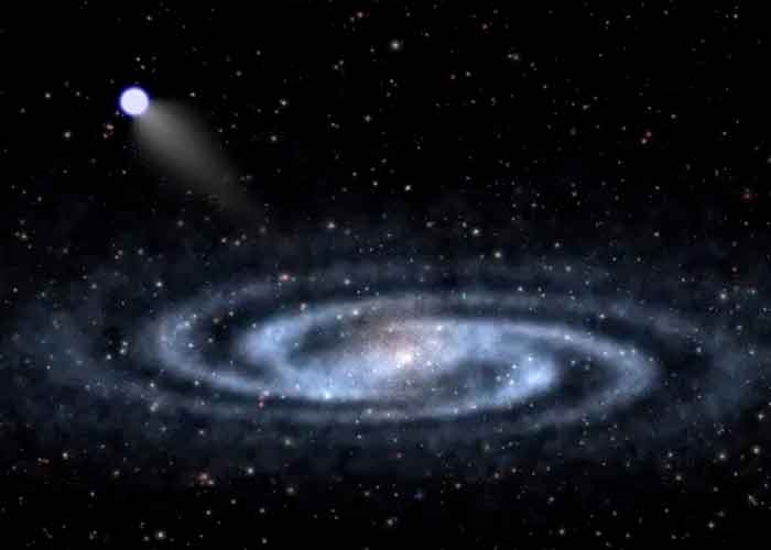 centro galáctico, Estrella gigante, luminosidad, Inusual parpadeo,