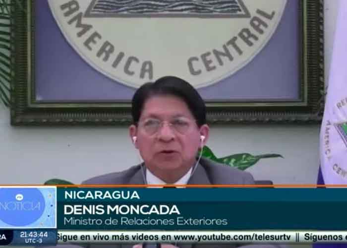 Nicaragua, denis moncada, injerencias externas, es noticias,