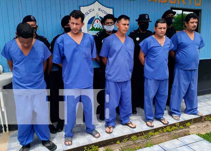 distintos delitos, Nicaragua, Río San Juan, detenidos 