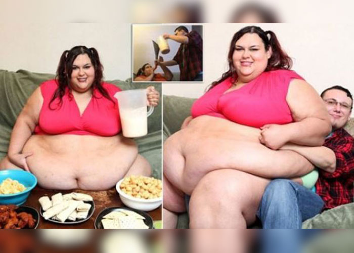 Quiere convertirse en la mujer más gorda del mundo 