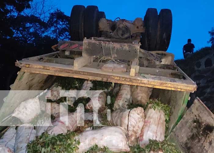 nicaragua, chontales, vuelco, camion, accidente,
