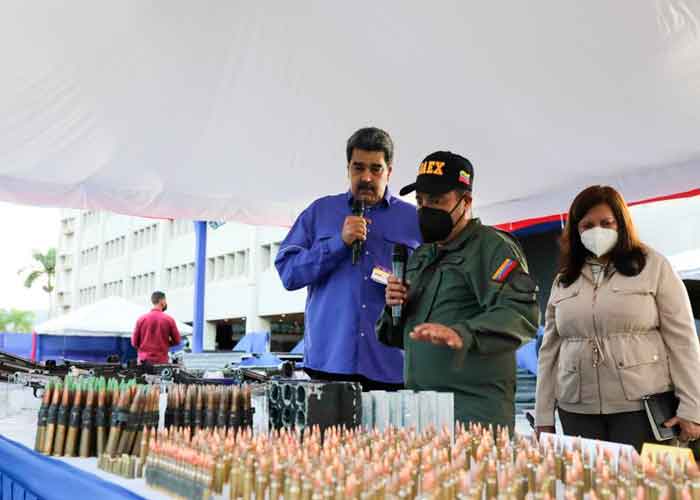 Presidente de Venezuela, Nicolás Maduro, en conferencia de prensa 