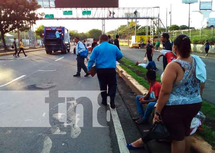 nicaragua, accidente de transito, peatones, policia nacional, managua