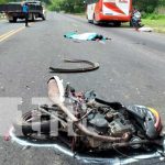 Invasión de carril provoca accidente mortal en Tipitapa