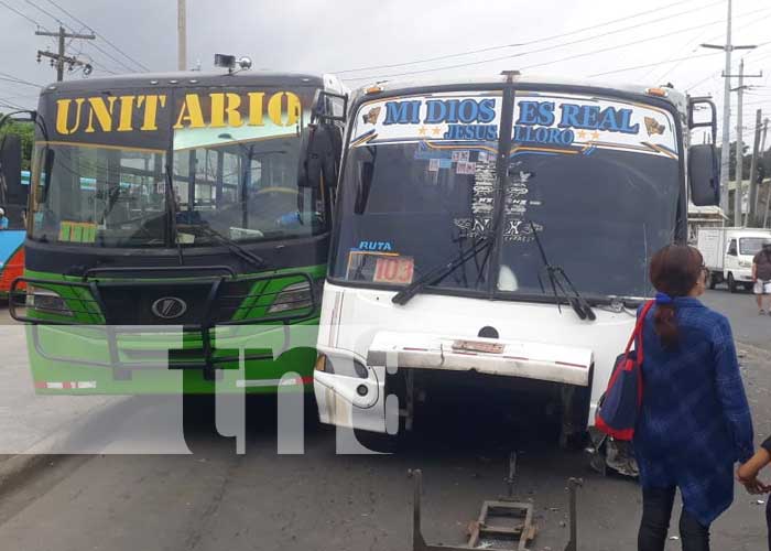 Dos buses, protagonistas del informe sobe accidentes en Nicaragua
