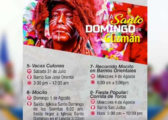 Actividades por Santo Domingo en 2021