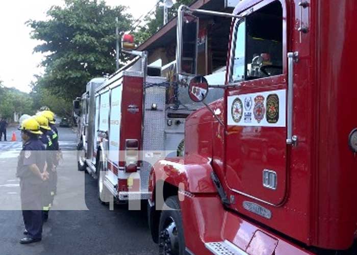 Nuevo camión para bomberos en San Marcos, Carazo