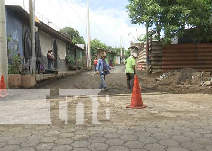 Construcción de nuevas cuadras con calles mejoradas en el barrio El Recreo