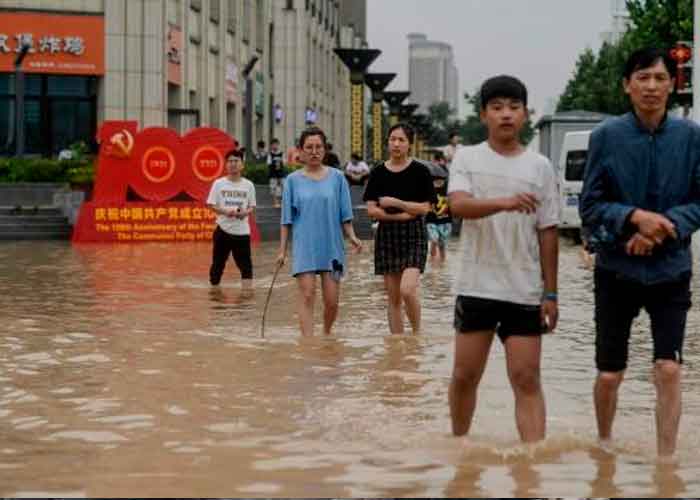 Foto: Miles de evacuados tras el desborde de otro río en China/Cortesía