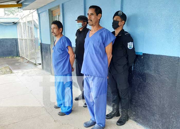 Algunos de los delincuentes capturados por la Policía en Río San Juan