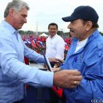 Presidente de Cuba, Miguel Díaz-Canel y Presidente de Nicaragua, Daniel Ortega
