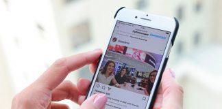 Una persona interactúa en un celular en la red social Instagram / FOTO / AFP