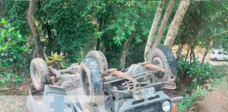 accidente, camioneta, volcada, nueva segovia, nicaragua ,