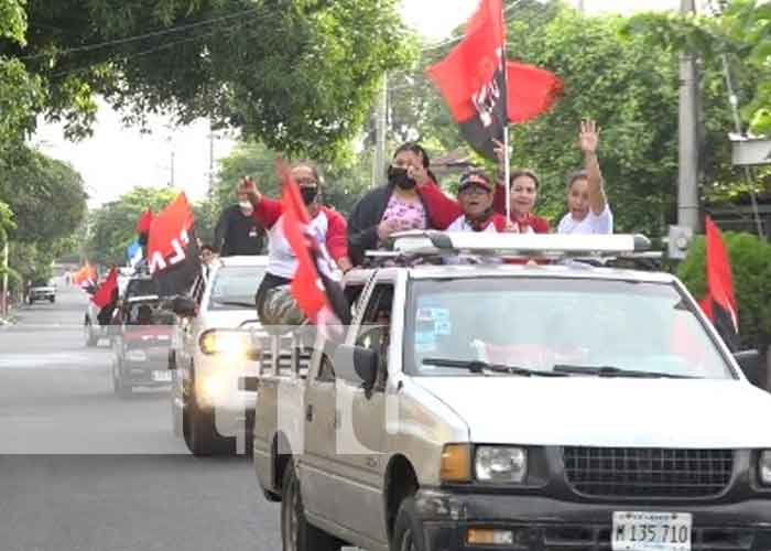 Diana y celebración en Managua por la Revolución Sandinista