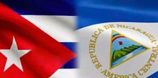 y Nicaragua reafirmando su apoyo y hermandad entre ambos países