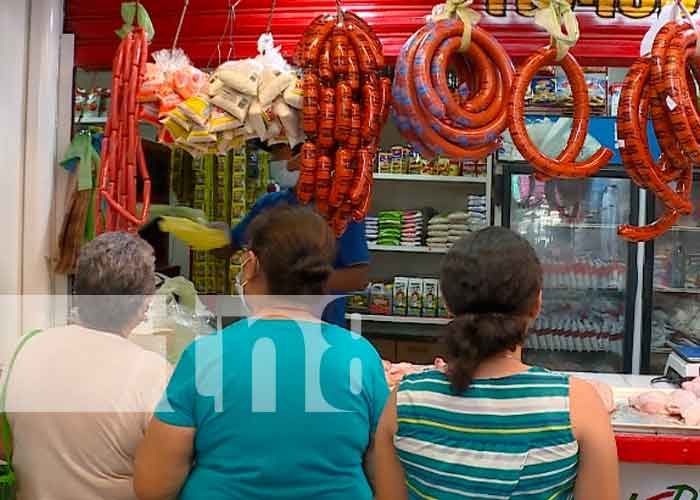 Venta de productos en mercados de Nicaragua